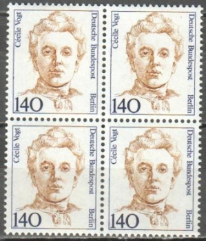 Západní Berlín 0848 čtyřblok ** - 1989